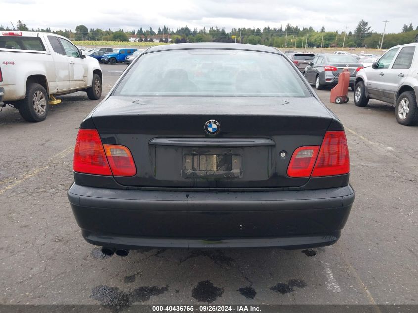 2002 BMW 325Xi VIN: WBAEU33442PF56798 Lot: 40436765