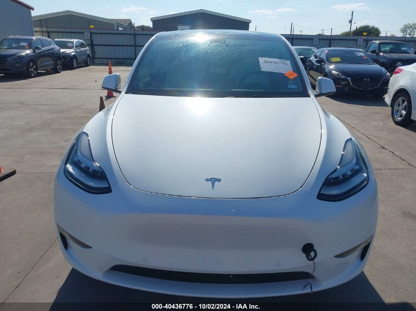 2022 Tesla Model Y Long Range Dual Motor All-Wheel Drive VIN: 7SAYGDEE8NF442241 Lot: 40436776