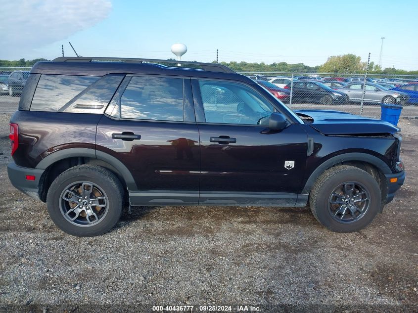 2021 Ford Bronco Sport Big Bend VIN: 3FMCR9B61MRA76627 Lot: 40436777