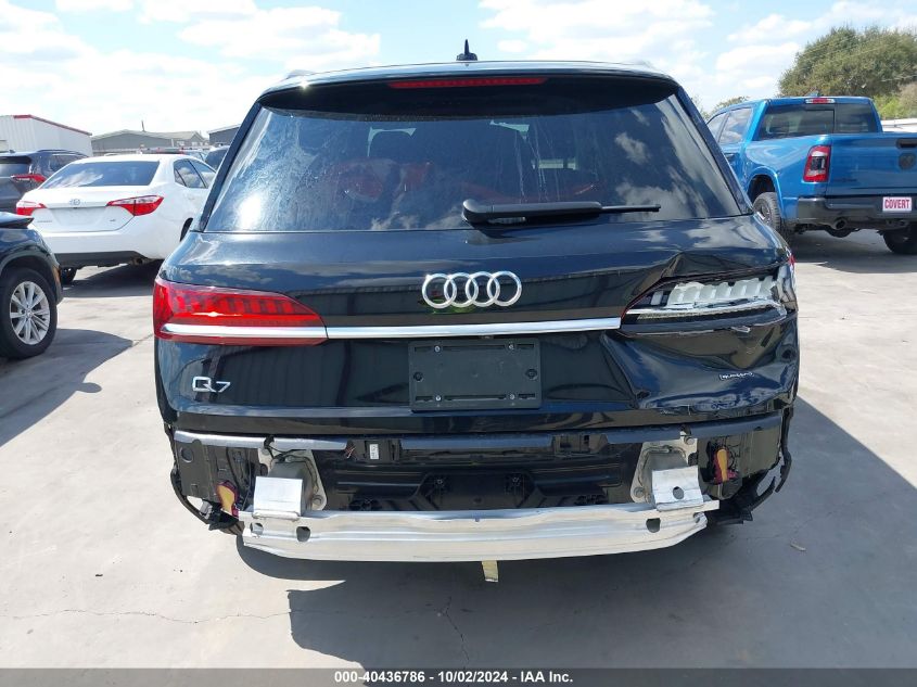 2023 Audi Q7 Premium 45 Tfsi Quattro Tiptronic VIN: WA1ACBF71PD020489 Lot: 40436786