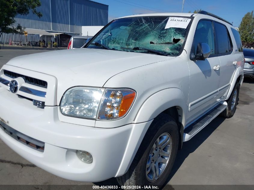 2007 Toyota Sequoia Limited V8 VIN: 5TDZT38A37S286415 Lot: 40436833