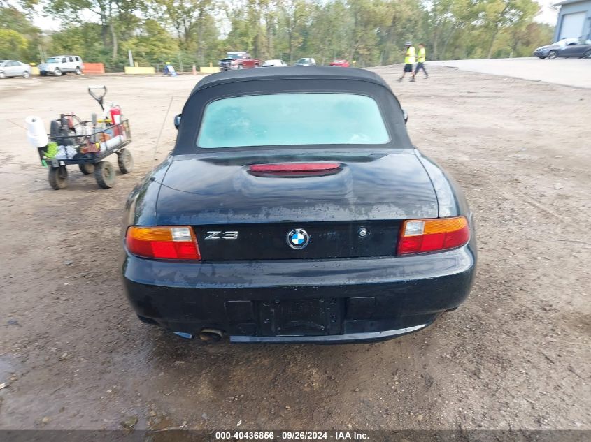 1997 BMW Z3 1.9L Roadster VIN: 4USCH7320VLE01322 Lot: 40436856