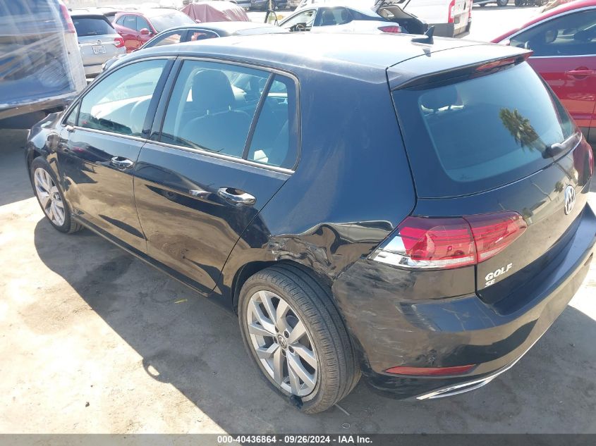 3VWG57AU8KM017118 2019 Volkswagen Golf 1.4T S/1.4T Se