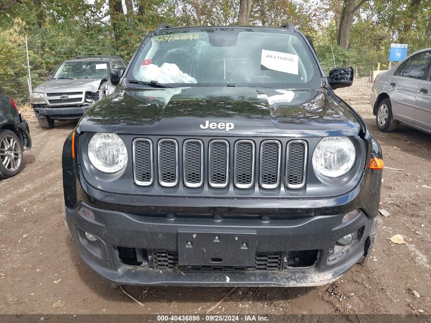 2018 Jeep Renegade Latitude Fwd VIN: ZACCJABB2JPH92078 Lot: 40436898