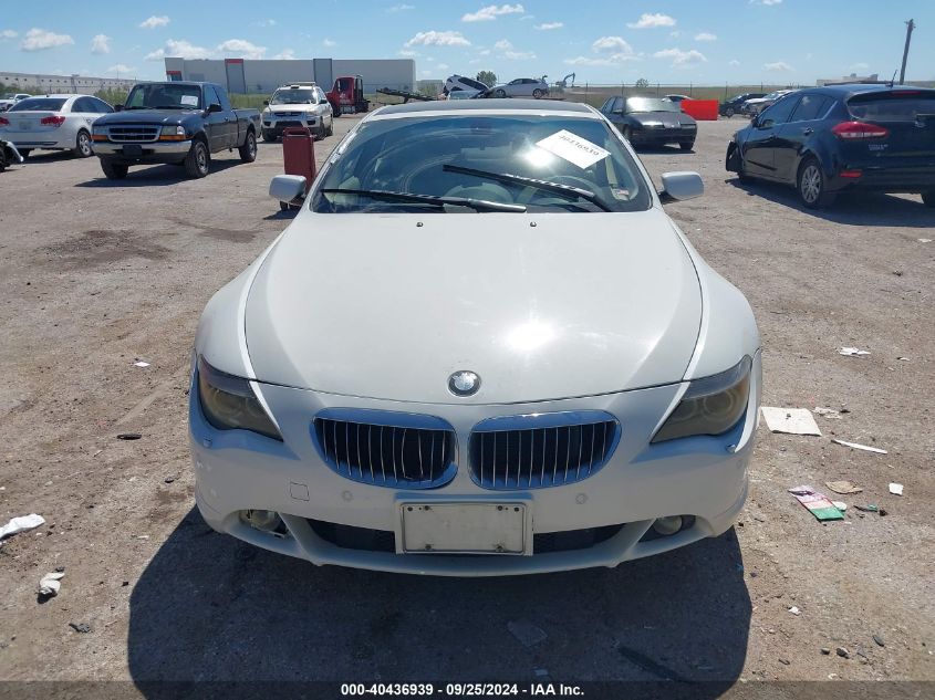 WBAEH73445B191369 2005 BMW 645Ci