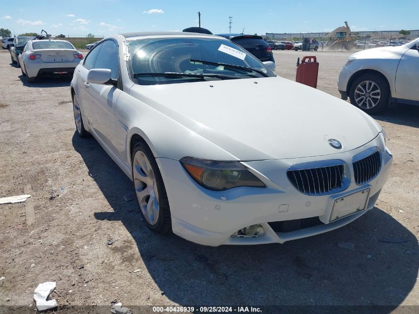 WBAEH73445B191369 2005 BMW 645Ci