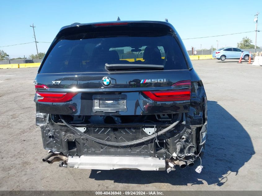 2022 BMW X7 M50I VIN: 5UXCX6C00N9L60507 Lot: 40436948