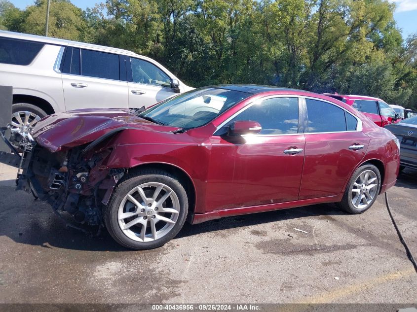 2012 Nissan Maxima 3.5 Sv VIN: 1N4AA5AP9CC819513 Lot: 40436956