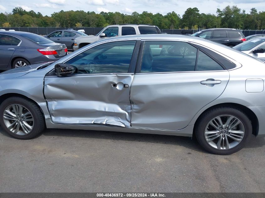 2016 Toyota Camry Se VIN: 4T1BF1FK1GU137307 Lot: 40436972