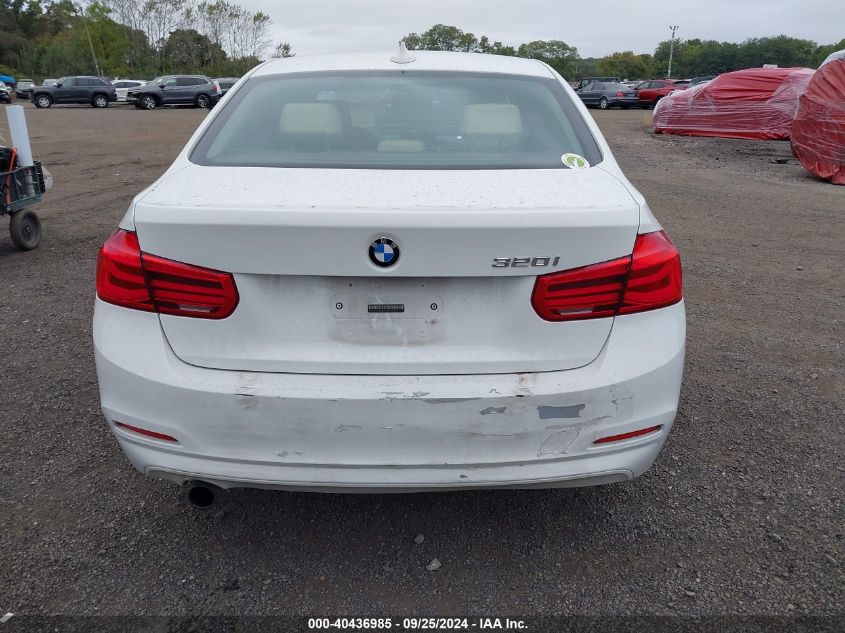 2017 BMW 320I VIN: WBA8E1G31HNT72498 Lot: 40436985