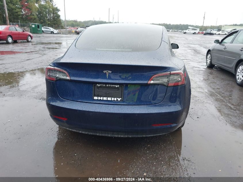 2022 Tesla Model 3 VIN: 5YJ3E1EA7NF186411 Lot: 40436986