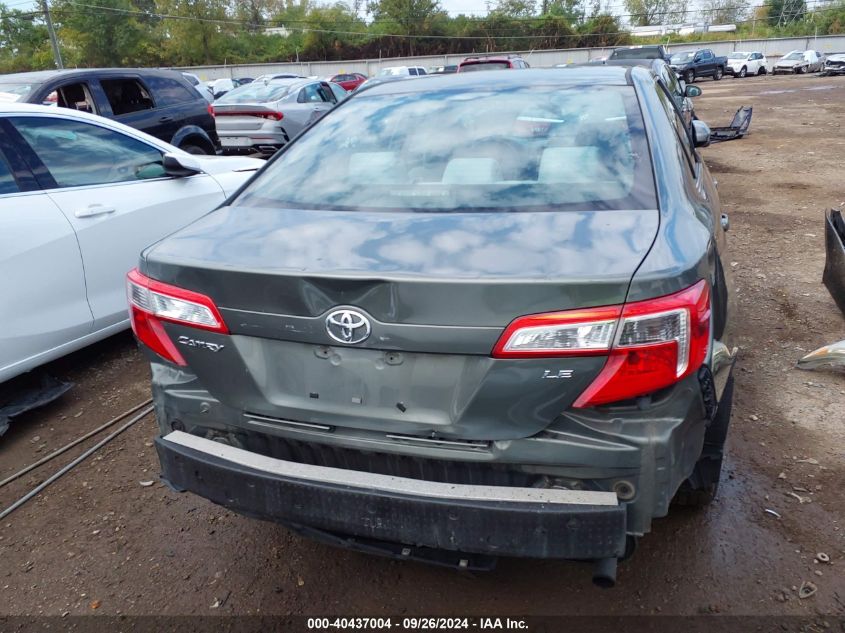 2012 Toyota Camry Le VIN: 4T1BF1FK4CU628318 Lot: 40437004