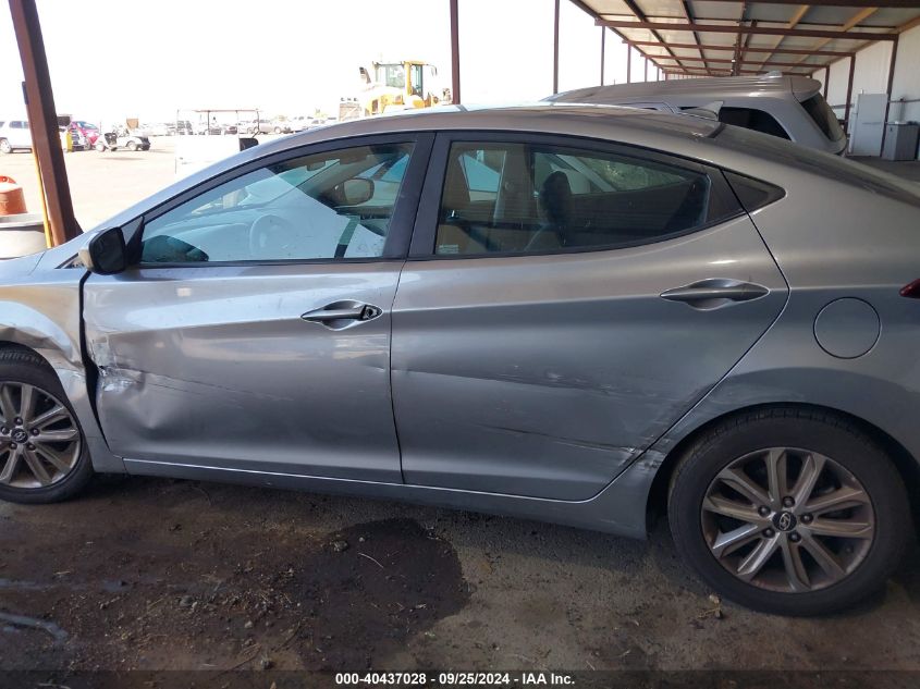 2015 Hyundai Elantra Se VIN: 5NPDH4AE4FH602309 Lot: 40437028