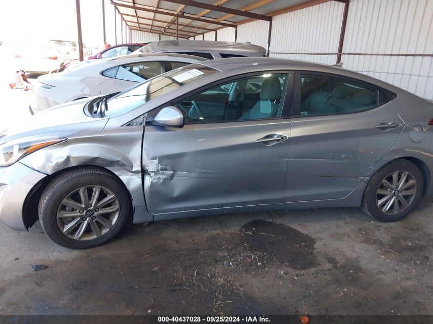 2015 Hyundai Elantra Se VIN: 5NPDH4AE4FH602309 Lot: 40437028