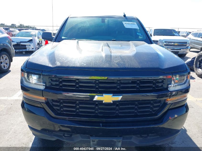 2018 Chevrolet Silverado 1500 Custom VIN: 1GCRCPEH3JZ134164 Lot: 40437045