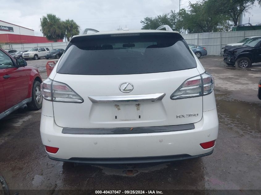 2011 Lexus Rx 350 VIN: 2T2BK1BA3BC116750 Lot: 40437047