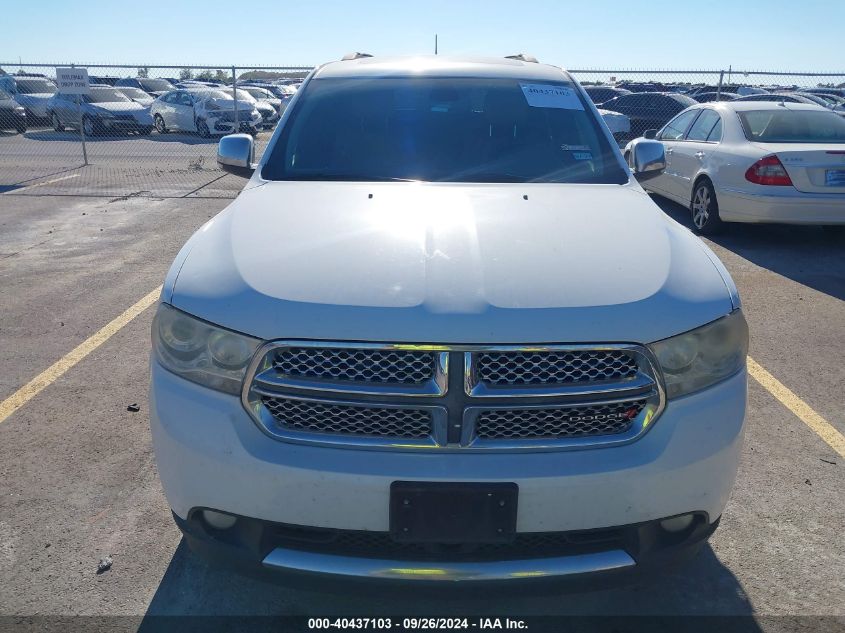 2013 Dodge Durango Citadel VIN: 1C4SDHET6DC687634 Lot: 40437103