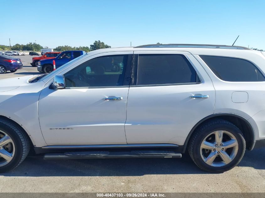 2013 Dodge Durango Citadel VIN: 1C4SDHET6DC687634 Lot: 40437103