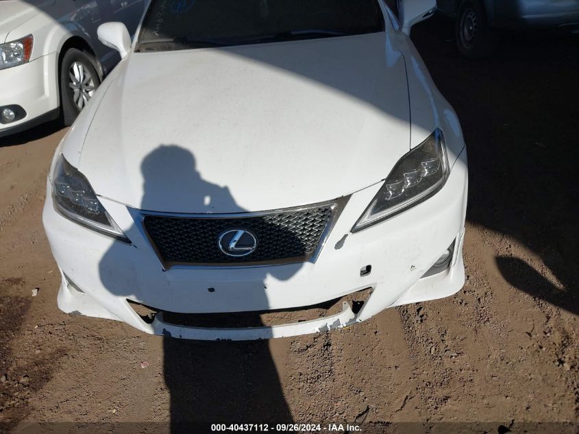 2011 Lexus Is 350 VIN: JTHBE5C25B5025596 Lot: 40437112