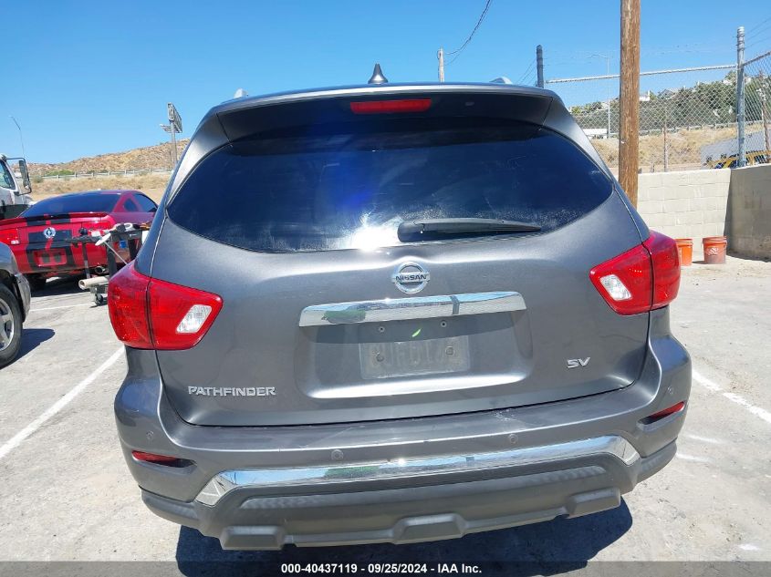 2019 Nissan Pathfinder Sv VIN: 5N1DR2MN5KC618808 Lot: 40437119