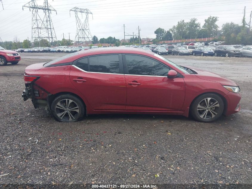 2021 Nissan Sentra Sv Xtronic Cvt VIN: 3N1AB8CV9MY207098 Lot: 40437121