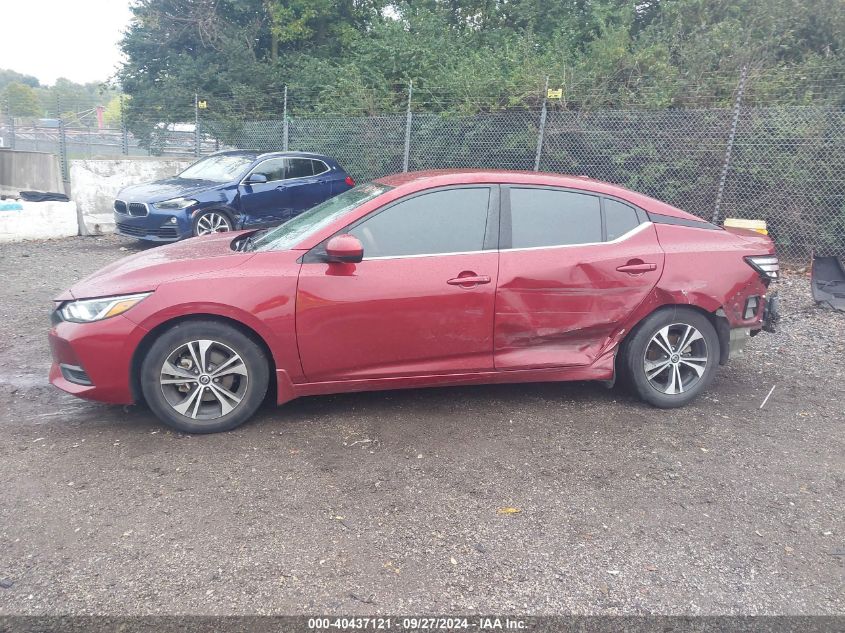 2021 Nissan Sentra Sv Xtronic Cvt VIN: 3N1AB8CV9MY207098 Lot: 40437121