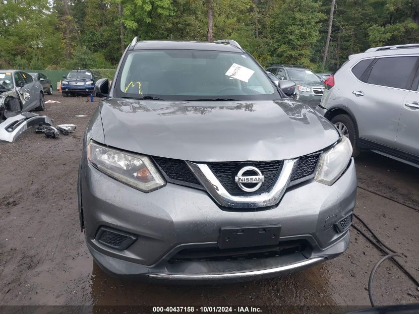 2016 Nissan Rogue Sv VIN: KNMAT2MV8GP638043 Lot: 40437158