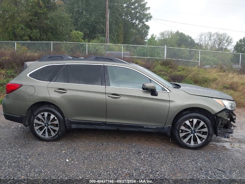 2015 Subaru Outback 2.5I Limited VIN: 4S4BSALC5F3276966 Lot: 40437168