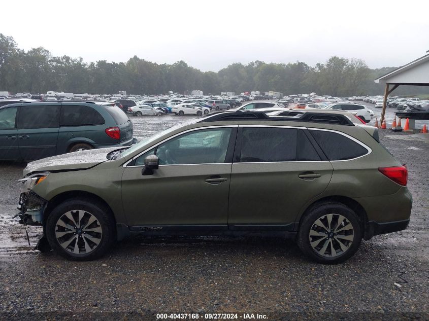 2015 Subaru Outback 2.5I Limited VIN: 4S4BSALC5F3276966 Lot: 40437168