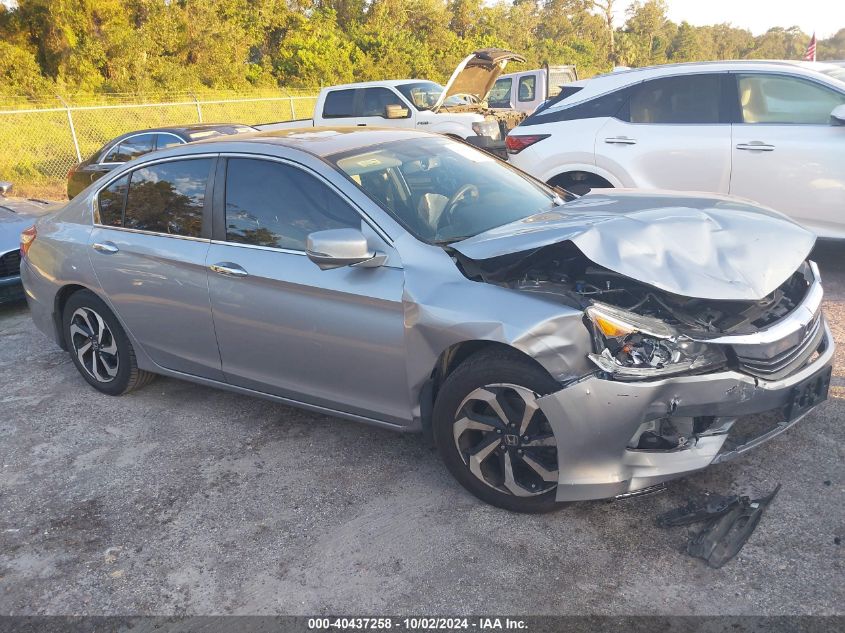 1HGCR2F82GA130136 2016 Honda Accord Ex-L