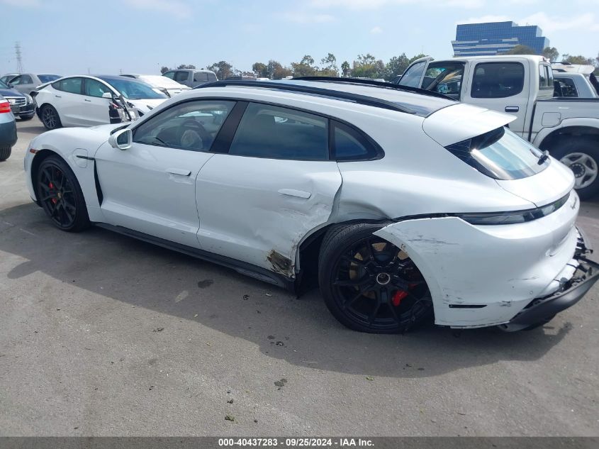 2022 Porsche Taycan Sport Turismo Gts VIN: WP0CD2Y18NSA85081 Lot: 40437283