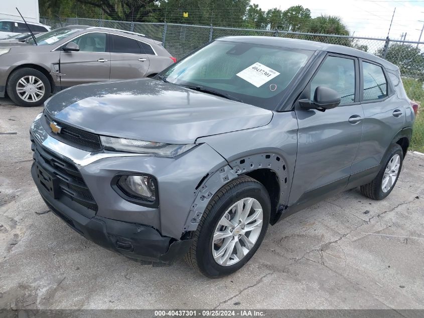 2022 Chevrolet Trailblazer Fwd Ls VIN: KL79MMS21NB102823 Lot: 40437301