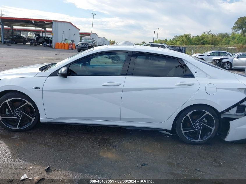 2022 Hyundai Elantra N Line VIN: KMHLR4AFXNU308236 Lot: 40437351