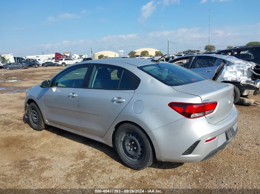 2022 Kia Rio S VIN: 3KPA24AD6NE431271 Lot: 40437393