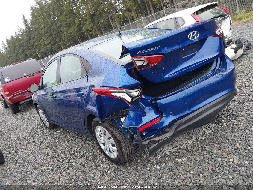 VIN 3KPC24A64NE159457 2022 HYUNDAI ACCENT SE