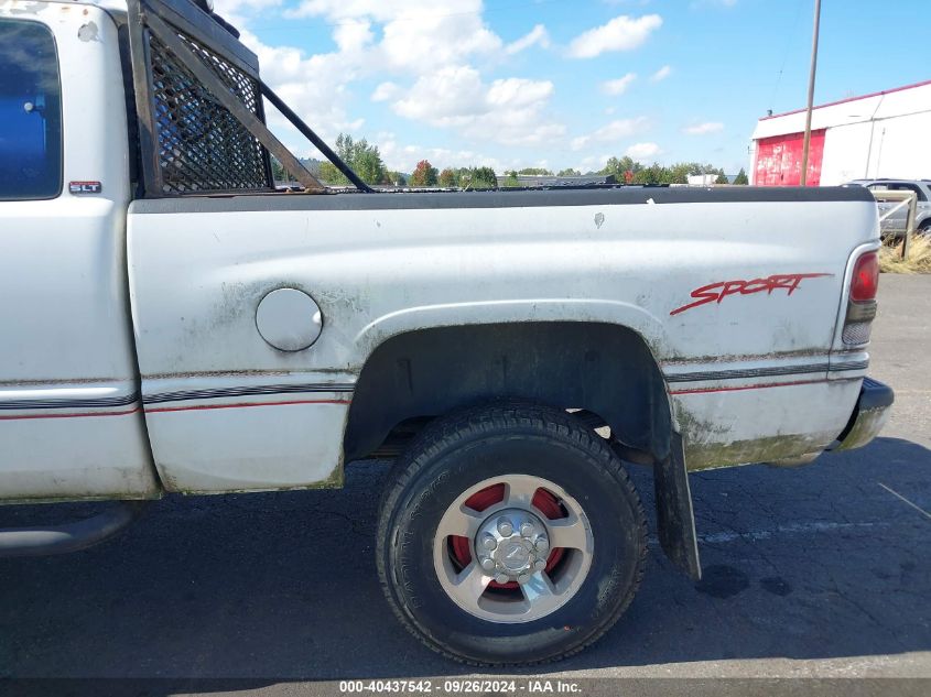 1996 Dodge Ram 2500 VIN: 1B7KF23Z1TJ116125 Lot: 40437542