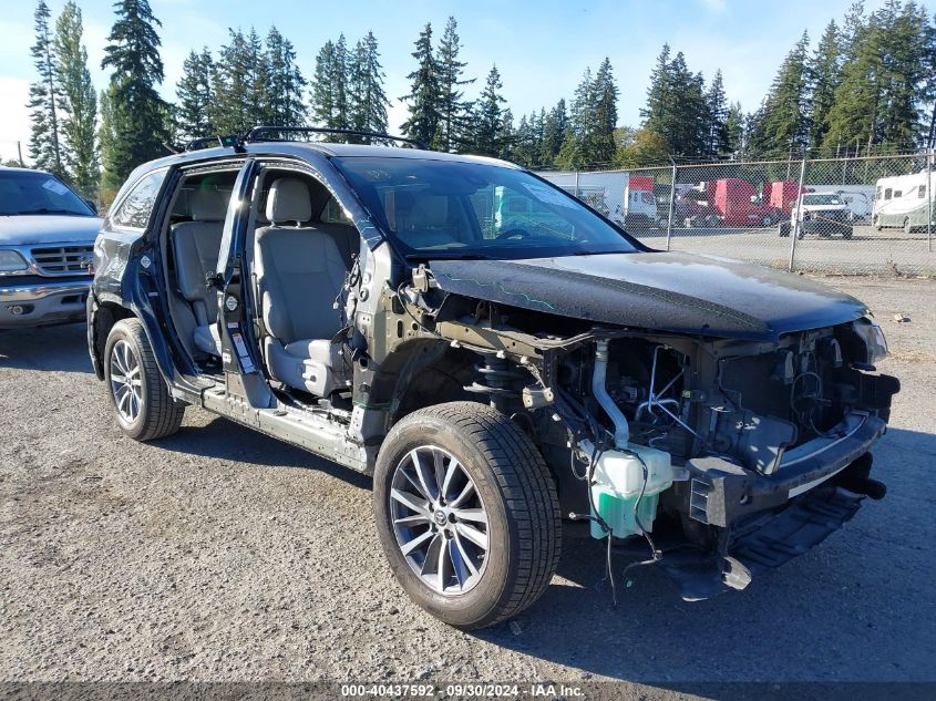 5TDJZRFHXHS431689 2017 TOYOTA HIGHLANDER - Image 1