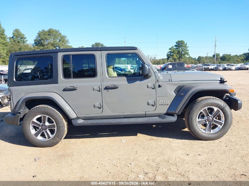 2018 Jeep Wrangler Unlimited Sahara 4X4 VIN: 1C4HJXEG8JW225053 Lot: 40437615