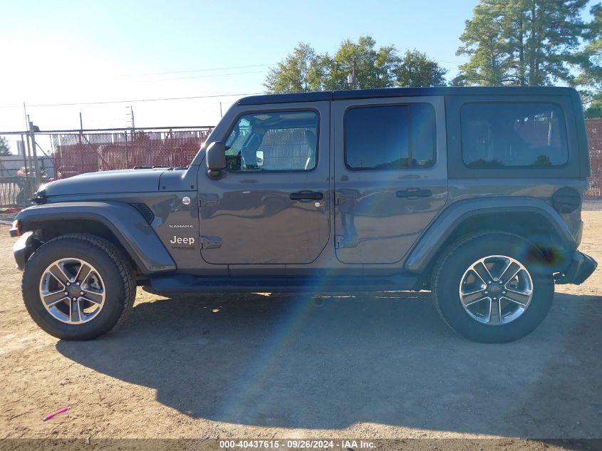 2018 Jeep Wrangler Unlimited Sahara 4X4 VIN: 1C4HJXEG8JW225053 Lot: 40437615