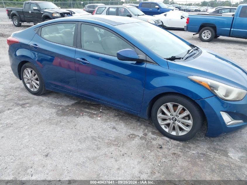 2014 Hyundai Elantra Se VIN: KMHDH4AE2EU112421 Lot: 40437641