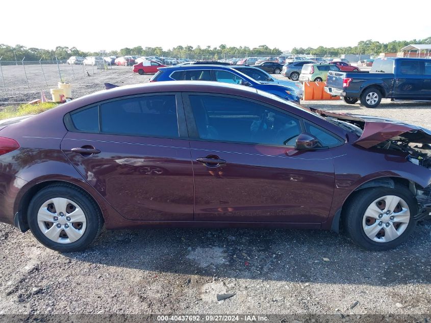 2018 Kia Forte Lx VIN: 3KPFK4A73JE219146 Lot: 40437692