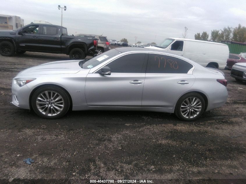 2019 Infiniti Q50 3.0T Luxe VIN: JN1EV7AR6KM559385 Lot: 40437780