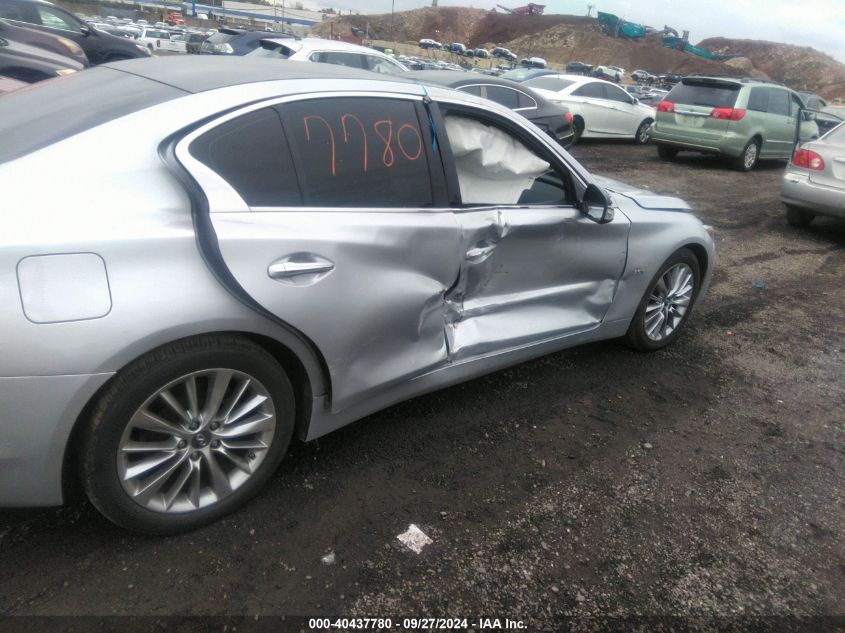 2019 Infiniti Q50 3.0T Luxe VIN: JN1EV7AR6KM559385 Lot: 40437780