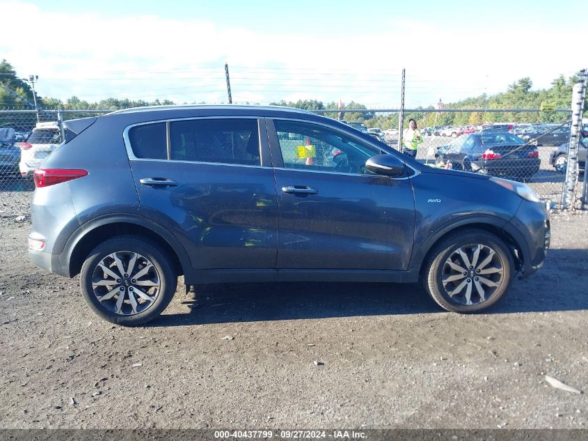 2017 Kia Sportage Ex VIN: KNDPNCAC1H7160949 Lot: 40437799