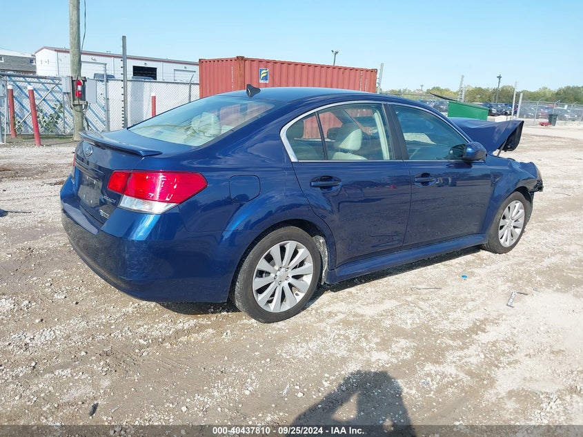 2011 SUBARU LEGACY VIN: 4S3BMCK6XB3230789