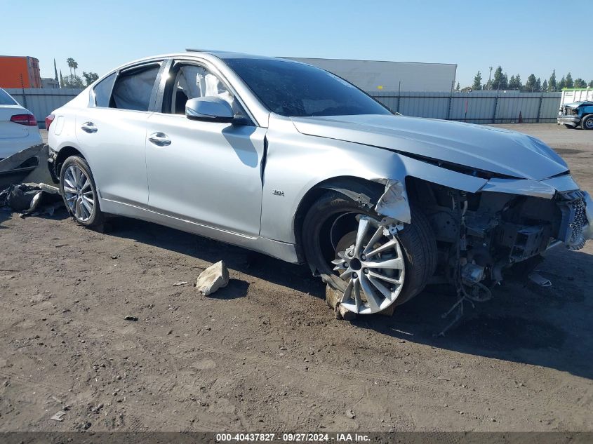 2018 Infiniti Q50 3.0T Luxe VIN: JN1EV7AP9JM360263 Lot: 40437827