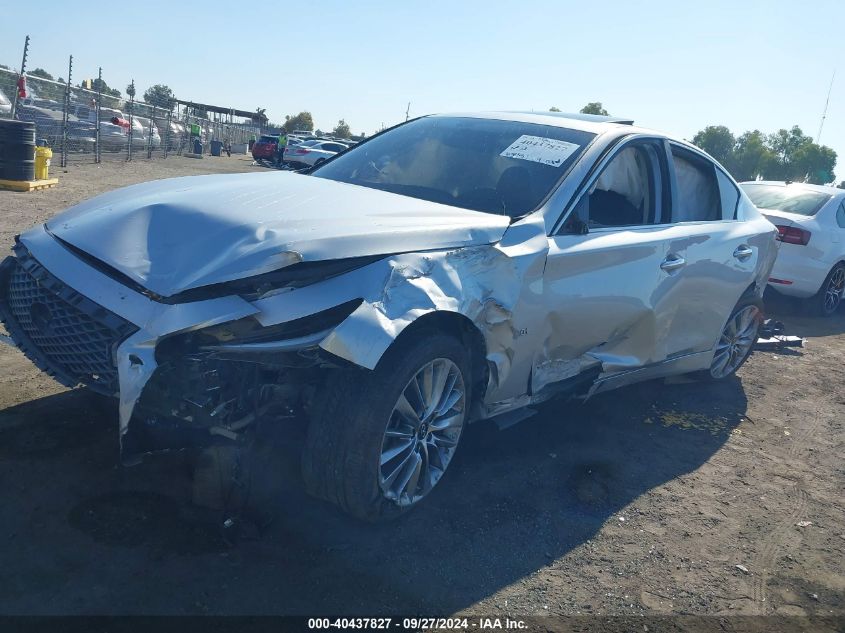 2018 Infiniti Q50 3.0T Luxe VIN: JN1EV7AP9JM360263 Lot: 40437827