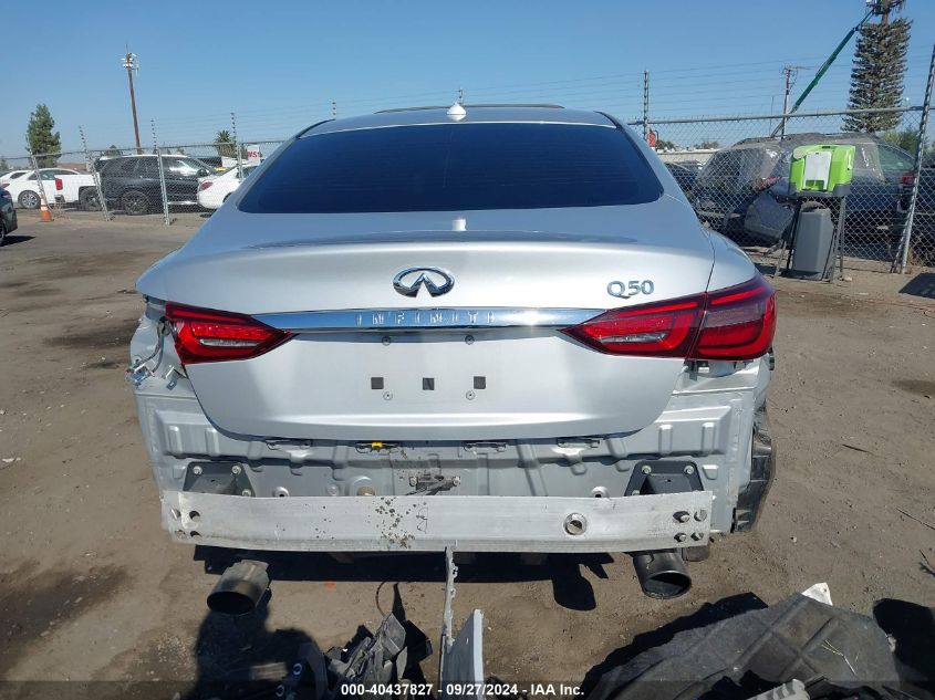 2018 Infiniti Q50 3.0T Luxe VIN: JN1EV7AP9JM360263 Lot: 40437827