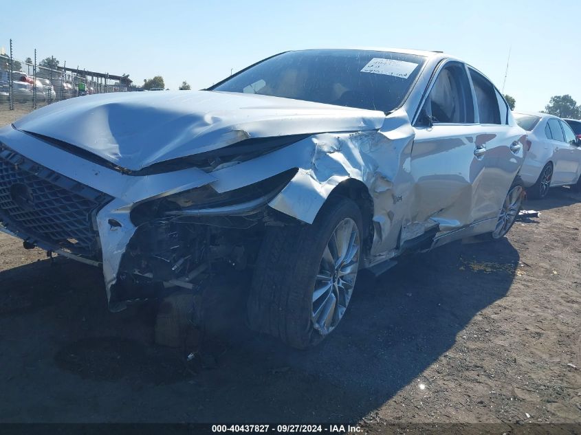 2018 Infiniti Q50 3.0T Luxe VIN: JN1EV7AP9JM360263 Lot: 40437827