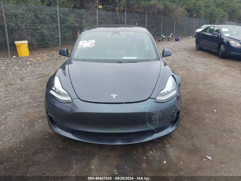 2021 Tesla Model 3 Standard Range Plus Rear-Wheel Drive VIN: 5YJ3E1EA8MF851038 Lot: 40437835